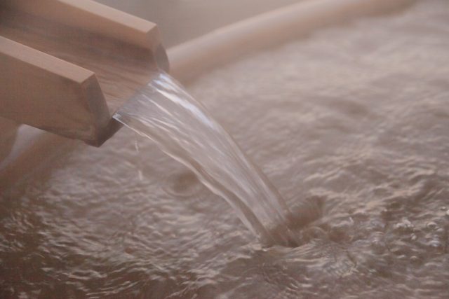 温泉のお湯