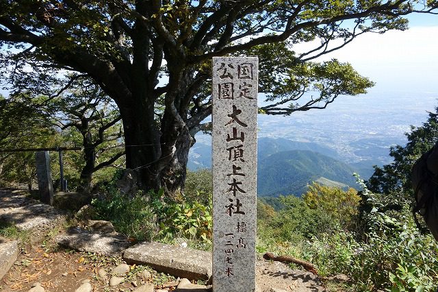 大山山頂